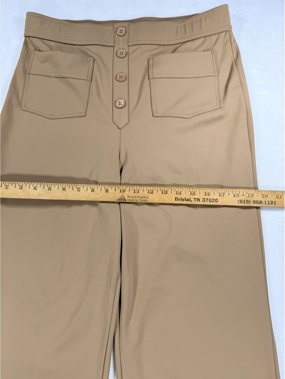 Halara Brown Large DayStretch High Waisted Pockets Straight Leg Casual Pants - Picture 11 of 14